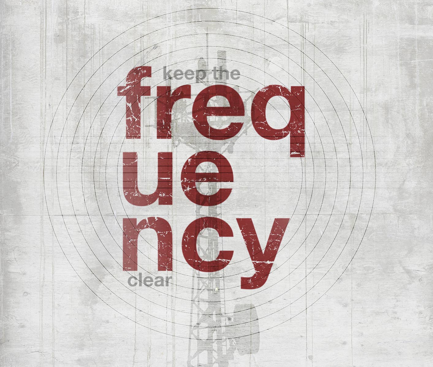 Digitaldrucktapete Frequency