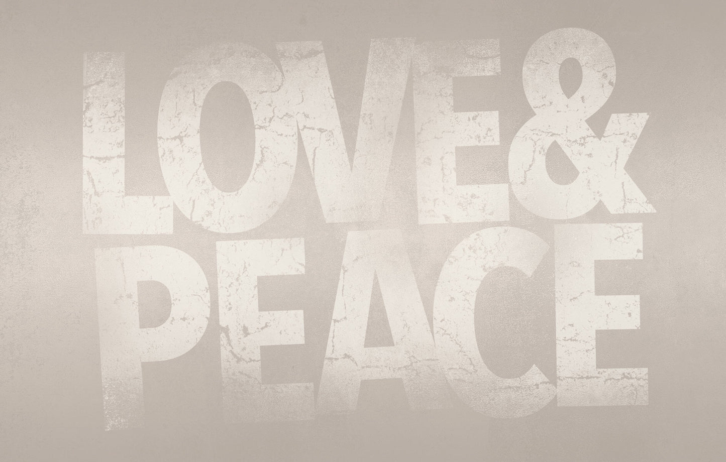 Digitaldrucktapete Love & Peace