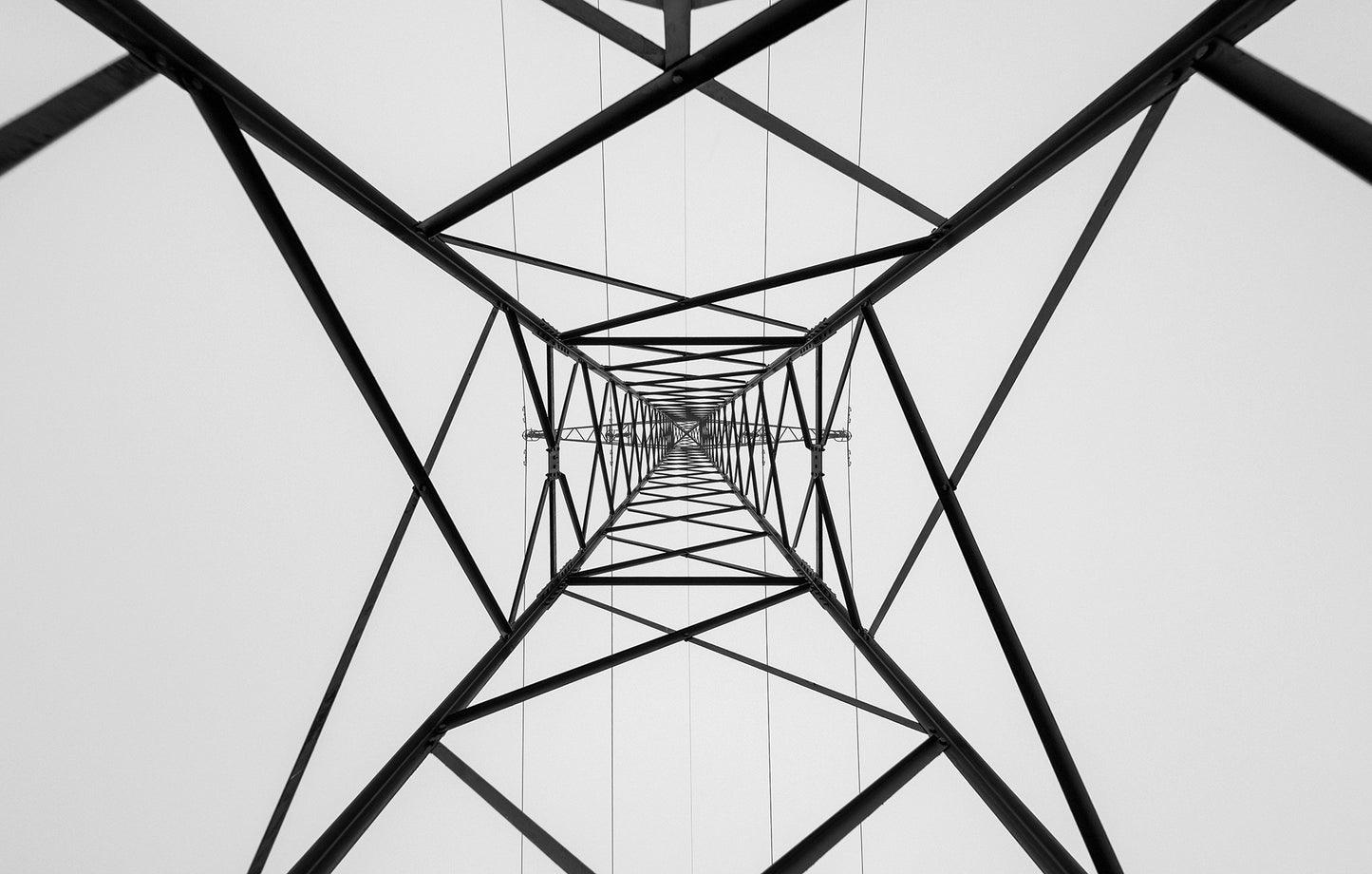 Digitaldrucktapete mit Strommast