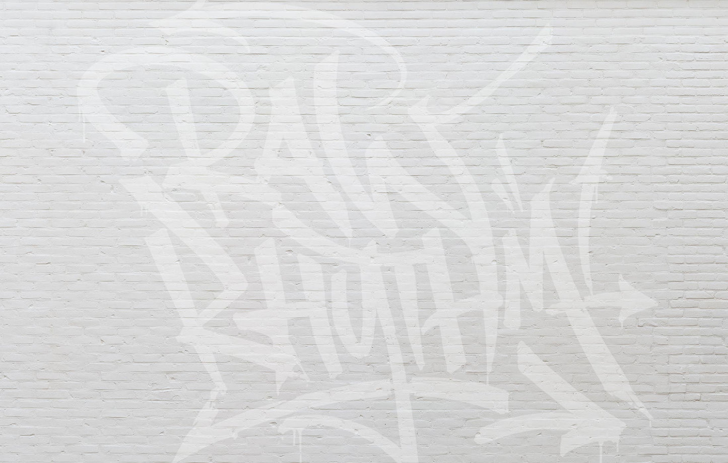 White Grafitti Brickwork