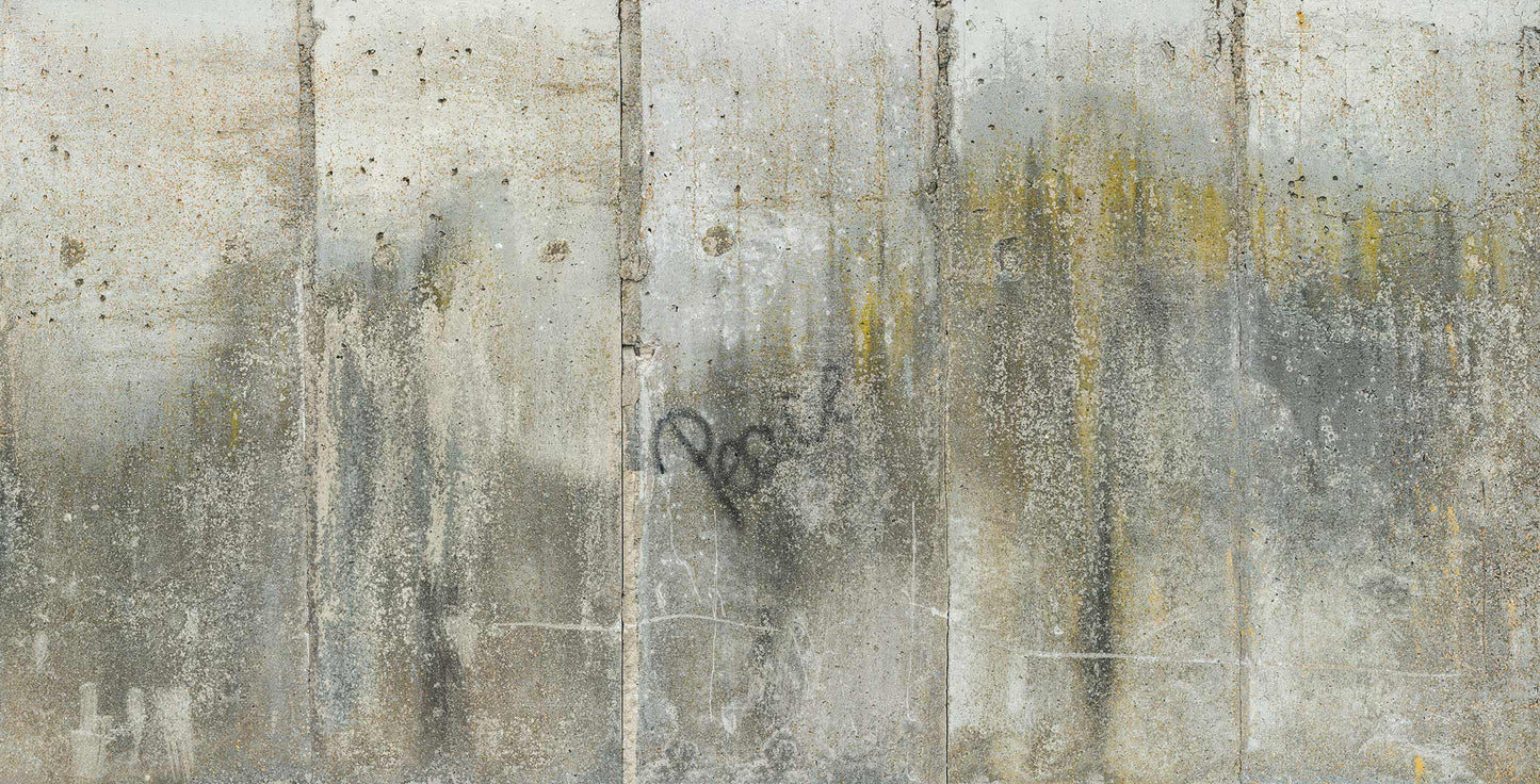 Digitaldrucktapete Betonwand mit Peace