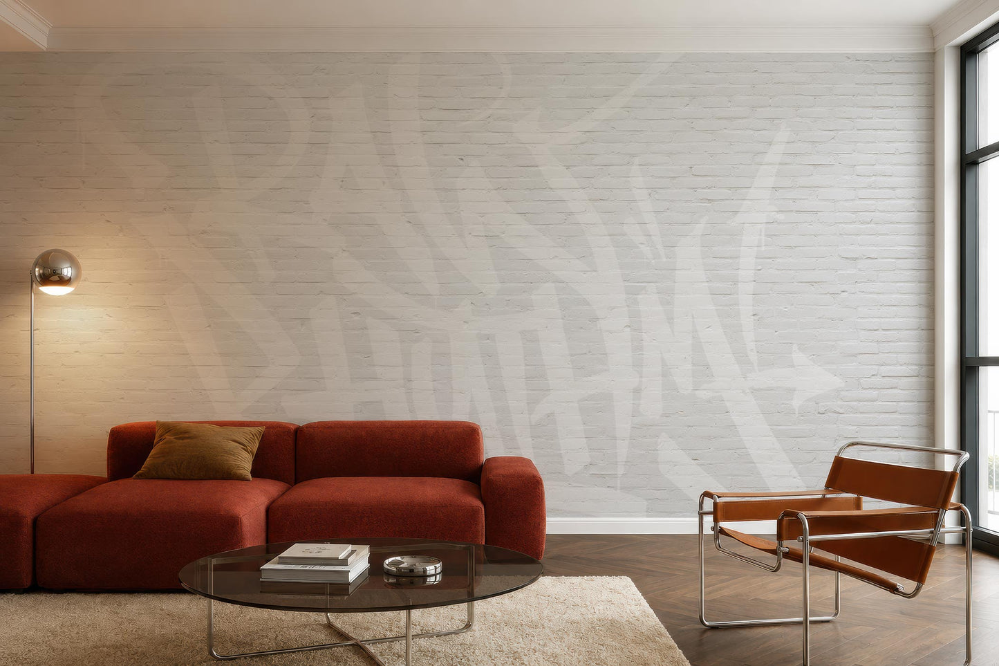 White Grafitti Brickwork